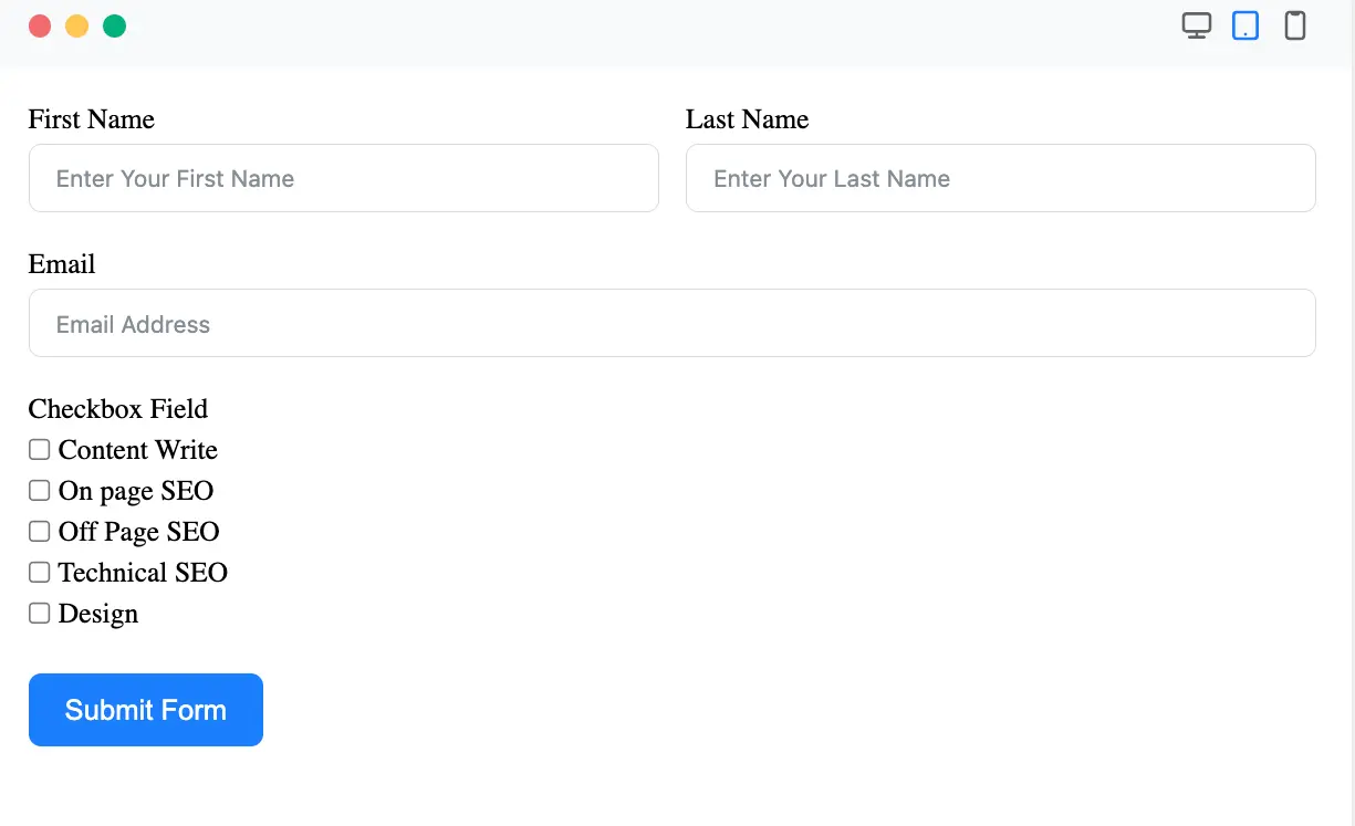 Preview use CSS Ready Classes