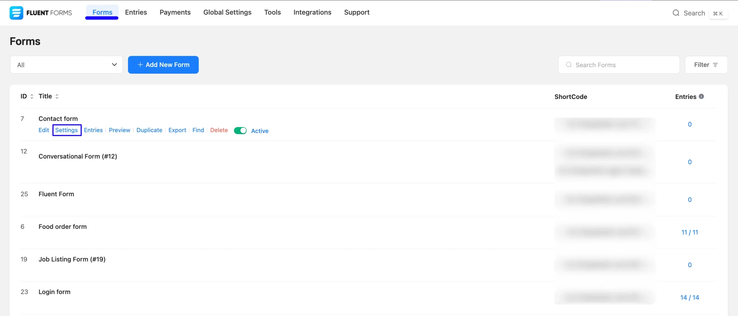 Open Settings Integrate Webhook