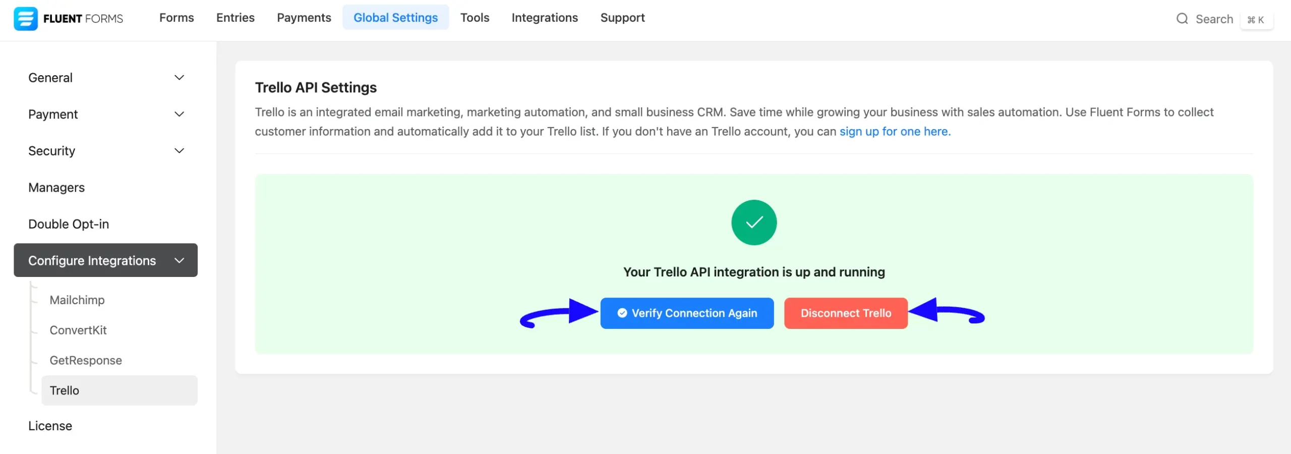 Verify Or Disconnect Button